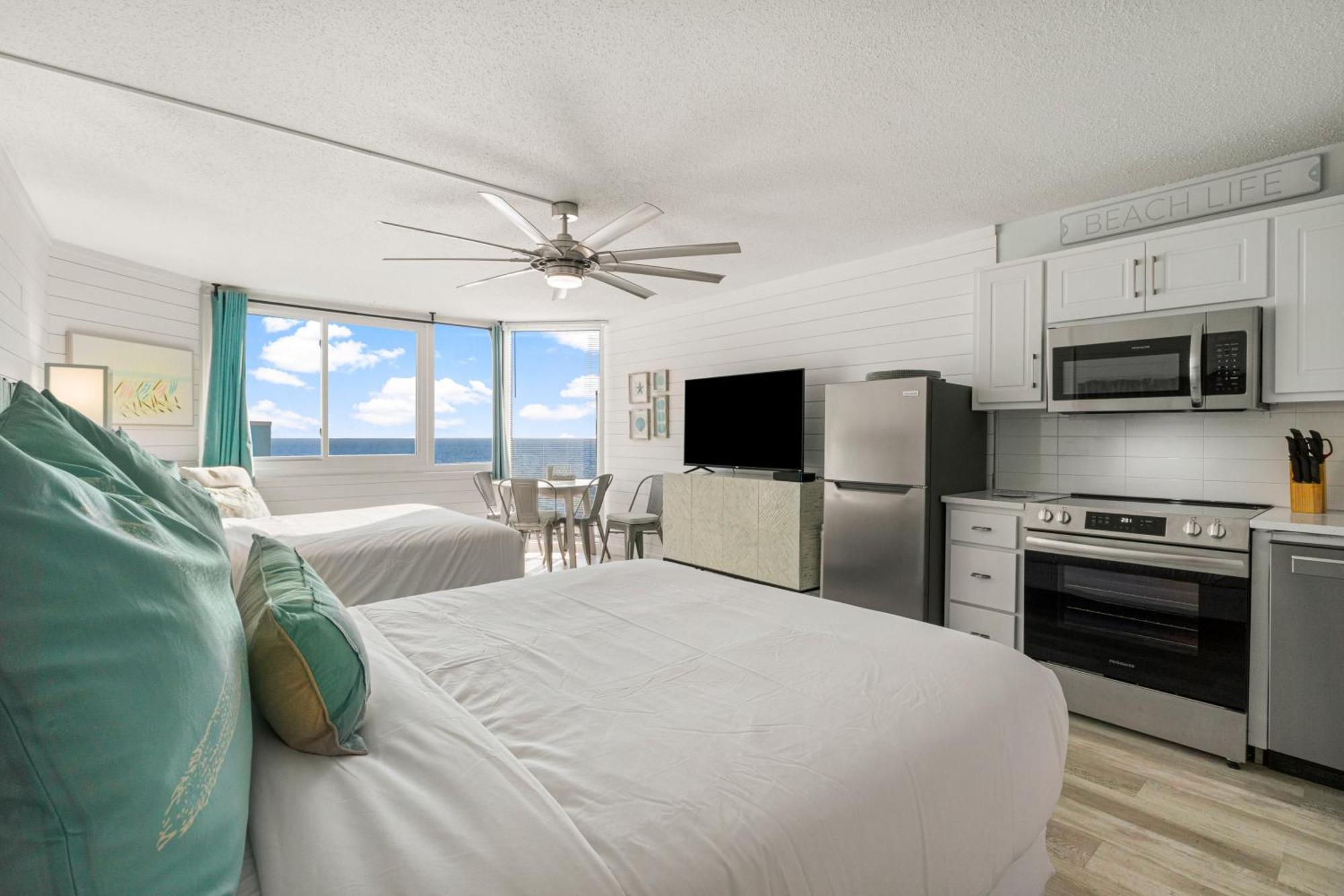Sea The Gulf - Top Of The Gulf 809 - Beach Front Resort - Ocean View Free Beach Chair Service パナマシティービーチ エクステリア 写真