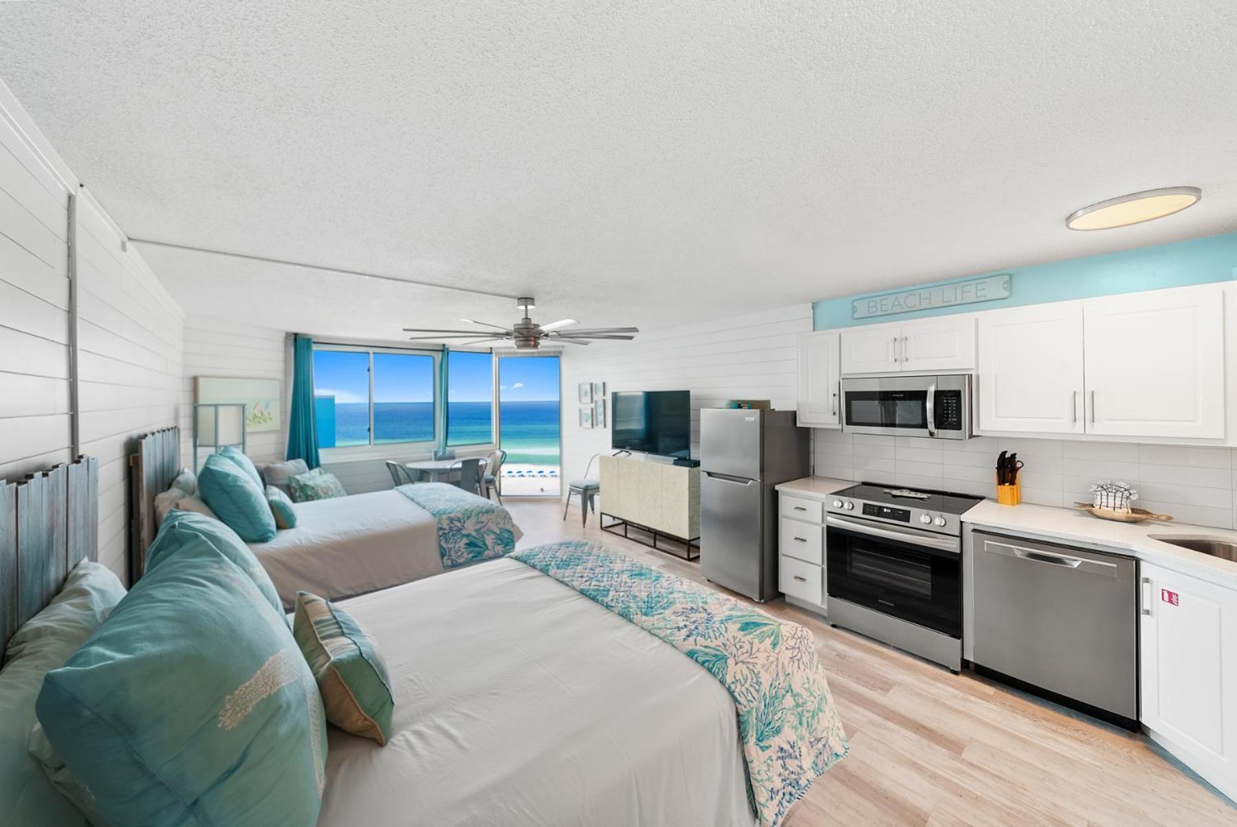 Sea The Gulf - Top Of The Gulf 809 - Beach Front Resort - Ocean View Free Beach Chair Service パナマシティービーチ エクステリア 写真